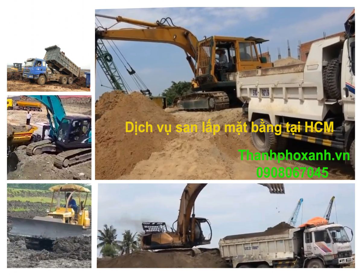 dịch vụ san lâp mặt bàng sài gòn